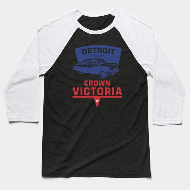 Crown Victoria - Detroit Baseball T-Shirt by CC I Design